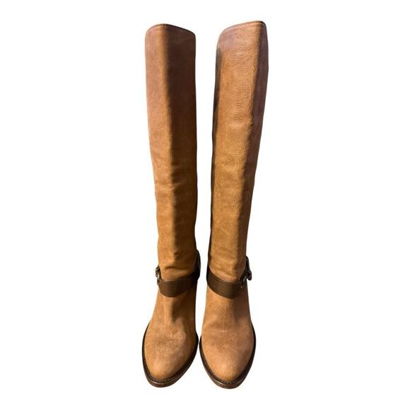 Cole Haan Air Tantivy Knee High Brown Leather Boot Women size 7 - Picture 3 of 7